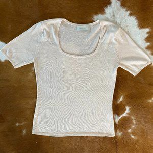 Shaina Mote Lucile Short Sleeve in Natural, Small